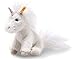 Steiff 87745 Unica Einhorn - 18 cm - Plüscheinhorn stehend - Kuscheltier für Kinder - Soft Cuddly Friends - weich & waschbar - weiß -87776