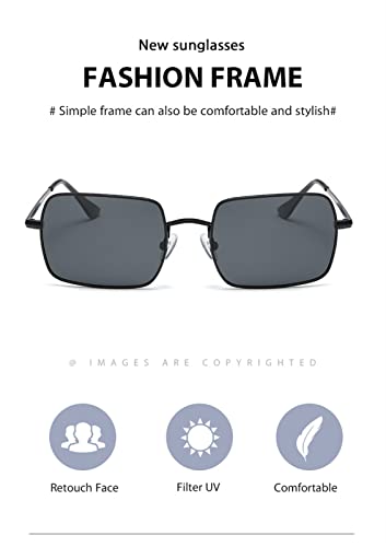 ZENYS Polarized Retro Metal Sunglasses for Men and Women Outdoor Sports Driving Sunglasses (Color : A, Size : 1)3