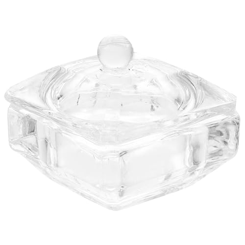 Porta líquido para uñas de vidrio con tapa miniatura 1