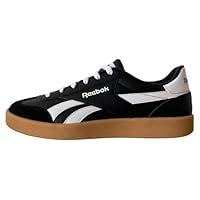 Reebok Unisex Smash Edge S Sneaker, Black/White/Gum, 13.5 US Women/12 US Men