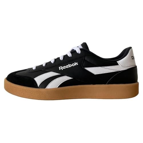 Reebok Unisex Smash Edge S Tennis Shoes, Black and White Eraser, 6.5 US Women