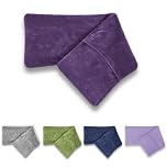 Microwave Heat Pad with Washable Cover| Heat Packs for Relaxation | Wheat Bags Microwavable for Pain Relief in Muscles, Joints & Cramps 44×13.5cm | Soft Weighted Neck Warmer for Hot/Cold Compress
