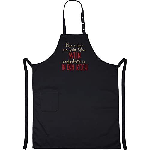 Tablier de cuisine brodé de qualité supérieure avec lanière réglable mixte - 3