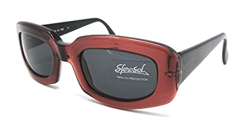 Lunettes de soleil femme vintage SFEROSOL 1908 L357 orange et noir