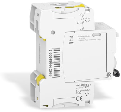 Diferencial Schneider A9Z21225 Acti 9 iID Tipo A 2P 25A 30mA interruptor de seguridad monofásico 4