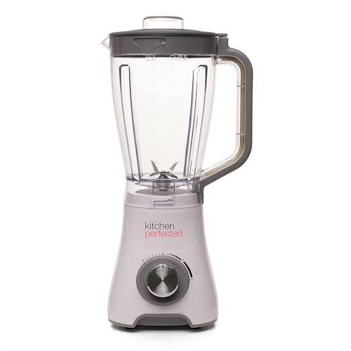 KitchenPerfected 500w 1.5Ltr Table Blender - 2 Speed Settings - Pulse Setting - 50ml Measuring Cup - Plastic Jug - White - E5015WH