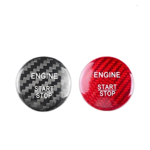 Couvercle bouton arrêt démarrage carbone GLS pour passionnés auto