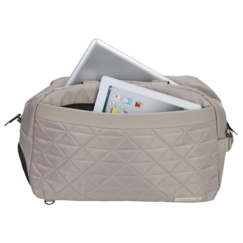 Image of Kenneth Cole REACTION Emma 15 inch Convertible Duffel Carry On for Gym and Travel Bag, Rye