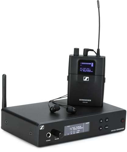 Sennheiser XSW IEM Wireless in-Ear Monitor System (A) | Compact Transmitter & Receiver | 50mW Output | 96 UHF Channels | Ideal for Stage Monitoring, Live Performances & Rehearsals, Black discount deal