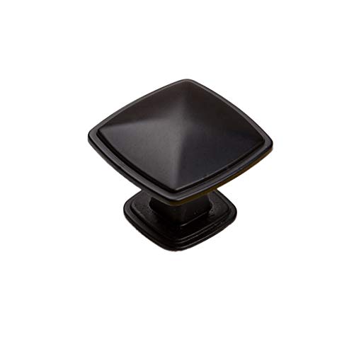 ハンドル ブラック プルリング ワードローブ ハンドル 引き出し ハンドル キャビネット ドア ヴィンテージ ドア ハンドル 食器棚 家具 コンポーネント (カラー: リングサイズ: シングルセール) (スクエア シングルセール)