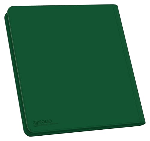 Image of Ultimate Guard Zipfolio 480 - 24 Pocket XenoSkin (Quadrow) Green