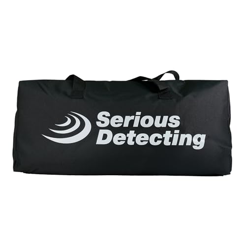 Serious Detecting Medium Universal Padded Metal Detector Bag – Travel Bag with Shoulder Strap & Accessory Storage