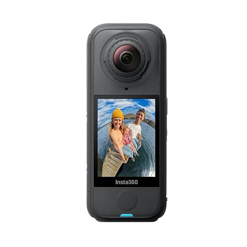 Image of Insta360 X4 Air - Lightweight 165g 8K 360 Camera, Invisible Selfie Stick Effect, Replaceable Lenses, Shoot First & Frame Later, Built-in Wind Guard, FlowState Stabilization, AI-Powered App