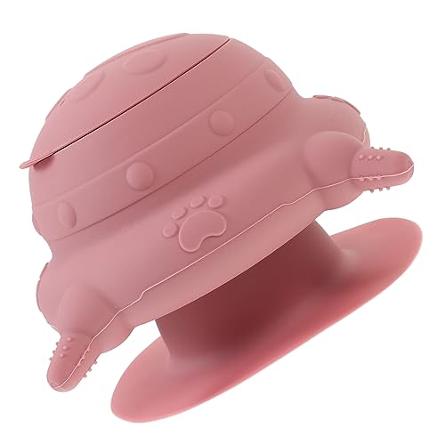 COSMEVIVI Puppy Milk Feeder with Nipples Silicone Feeding Bowl for Newborn Puppies Kittens Pets Easy to Clean Reusable Nursing Station with Teats for Milk Water