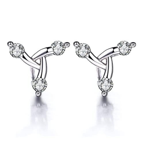 Créoles en cristal 925 anti-allergie pour les oreilles sensibles des femmes