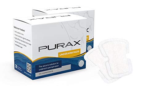 PURAX Double Pack Pure Pads Antiperspirant - Pack of 30 Pads