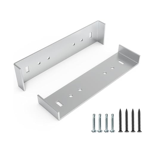Misaakoeq Soporte para buzón, placa adaptadora de buzón de aluminio con tornillo, hardware, soportes de estante para jóvenes, viejos y profesionales