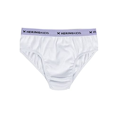 Kit 2 Cuecas Infantil Com Elástico Personalizado Hering Kids Branco 012