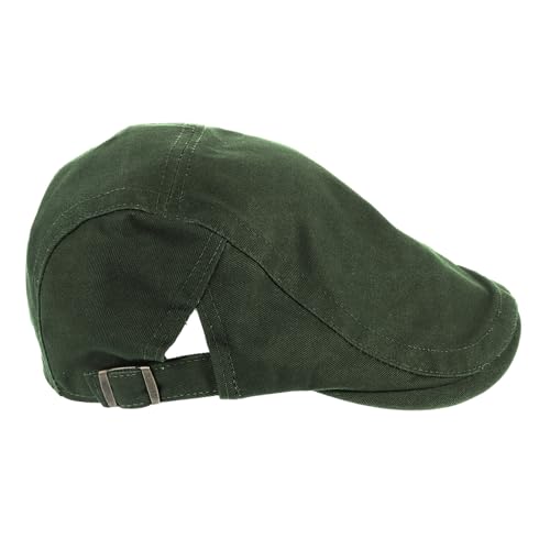 BESPORTBLE Elegant British-Inspired Painter Cap Women's Beret Breathable Comfortable Spring/Autumn Hat Versatile Women's Beret Cap Olive Green