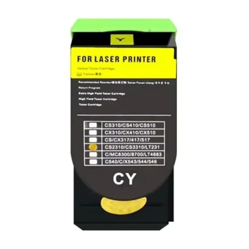 Cartouche toner jaune pour résoudre les pannes d'encre sur CX522