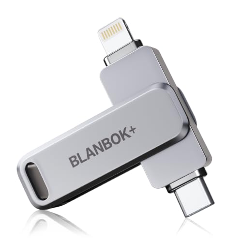 BLANBOK+ MFi Certified 256GB iPhone Photo Stick