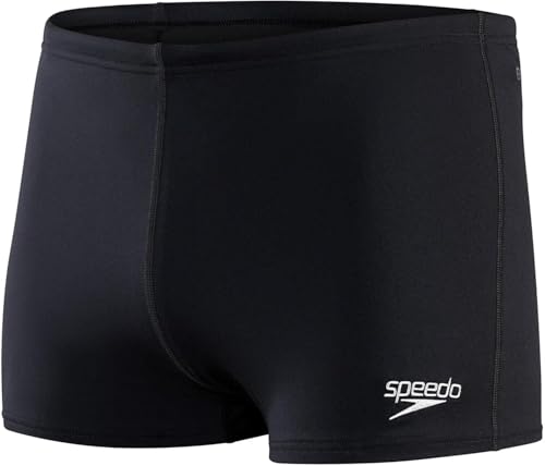 Speedo Hommes Maillot de Bain Aquashort ECO Endurance+ | Résistant au Chlore | Tissu recyclé | Natation Fitness | Entraînement | Vacances Black 36