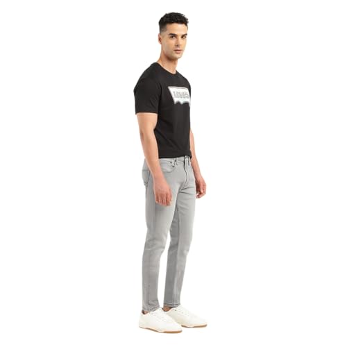 Image of Levi's Men's 512 Mid Rise Fitted Jeans Grey