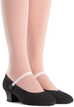 Bloch Girl's Tempo Accent Dance Shoe, Black, 13.5 Medium US Little Kid | Image 2