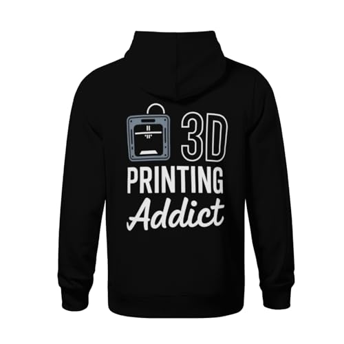 Kids Vintage 3D Printing Addict Boys Girls Lightweight Kangaroo Pocket Fleece Hoodies3