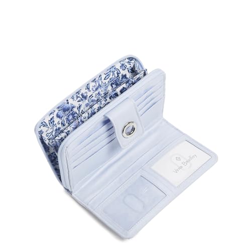 Image of Cotton Turnlock Wallet With Rfid Protection