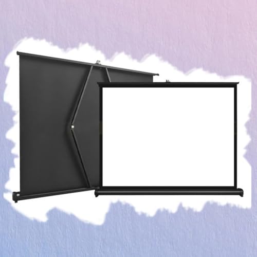 Pantalla de proyección portátil de mesa 30 pulgadas 16:9