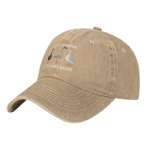 Image of Funny Silly Goose Hat Silly Goosee On The Loose Hat for Women Dad Hats Funny Hats