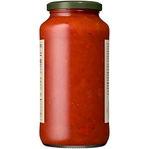 Image of Rao's Homemade Roasted Red Pepper Pasta Sauce, 24 oz, Tomato Sauce, All Purpose, Keto Friendly, Premium Quality, Tomatoes from Italy and Red Peppers (Pack of 2)
