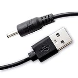 USB DC電源コード DCプラグ 3.5mm 1.35mm 81cm 0.5 A対応 給電 充電 ケーブル