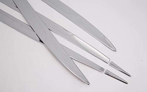 ABS Chrome Car Body Door Side Molding Trim sill Cover Guard Compatible for Audi A6 2019-2020-2021