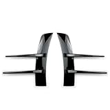 Lot de 2 autocollants décoratifs pour grilles d'aération latérales d'aile avant, compatibles avec Mercedes-Benz W177, W203, W204, W205 et BMW E90.