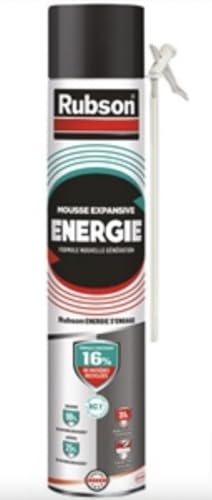 Mousse expansive polyuréthane Rubson Energie isolation menuiserie 750ml