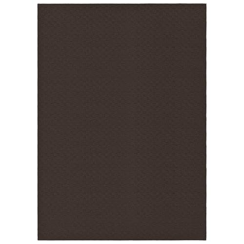 Garland Rug Town Square Brown Mocha 7'6" x 9'6" Non Slip Area Rug for Living Rooms & Hallways, Stylish & Durable for High-Traffic Areas by Garland Rug - Used condition - US$38.93