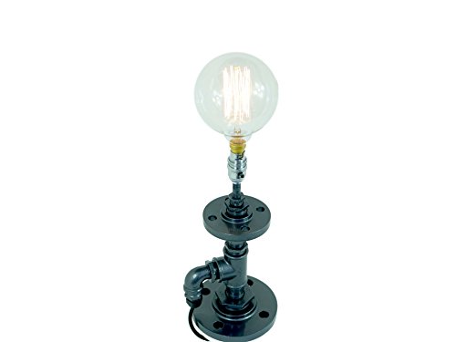 Pipe Art Table Lamp-Bonatti Grey, Steel, B22d steampunk buy now online Pipe Art Table Lamp-Bonatti Grey, Steel, B22d steampunk buy now online
