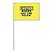 In Stock Now YGFLAG-4521 Marker Flag Yellow 4 in. X 5 in. X 21 in.