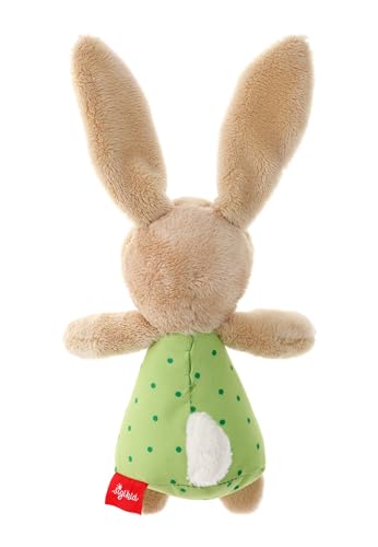 sigikid Rassel & Greiflinge Babyspielzeug Baby-Rassel Plüsch-Hase - Geschenk für Babys ab 3 Monaten, waschbar bei 30 °C