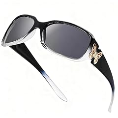 A03 Gradient Black Frame Polarized Womens Sunglasses