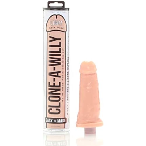 CLONE-A-WILLY - Silicone Penis Casting Kit for DIY Dildo (Light Skin Tone)