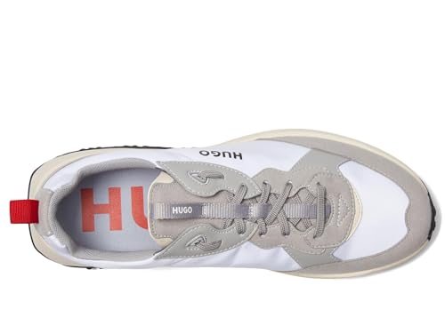 Image of HUGO Mens Running Style Mix Material Sneakers
