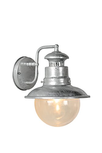 Lucide FIGO - Applique Murale Extérieur - Ø 21,3 cm - IP44 - Zinc 06