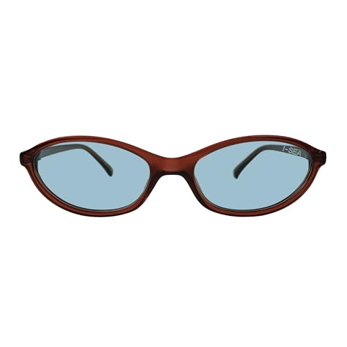 I-SEA RACHEL Mini Oval Sunglasses Polarized Lenses, Full UV