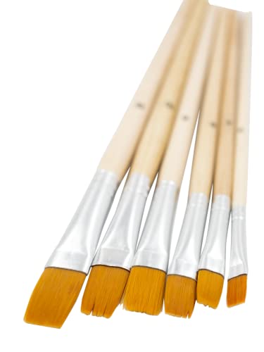 Bee Unique Kit de 6 Pincéis Lavados - Wood Collection, 174415