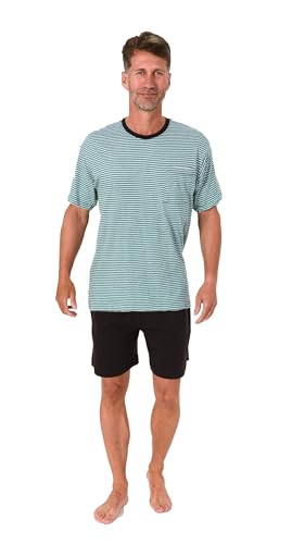 Pyjama court à manches courtes pour homme de qualité supérieure Normann coloris turquoise