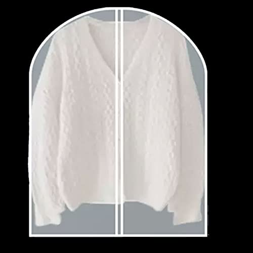 Storage Bags for Clothes,Garment Bags for Hanging Clothes Transparent New PEVA Material Thick and Delicate Top opening，The weaving Thread is Tight and Not Easy to Snag，Dust-proof Moisture-proof
