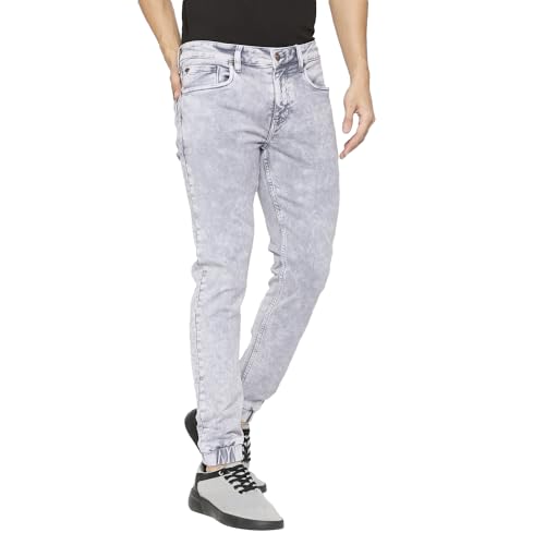 Image of Being Human Grey Jogger Fit Men's Denims Clothing